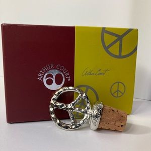 Arthur Court Peace Bottle Stopper